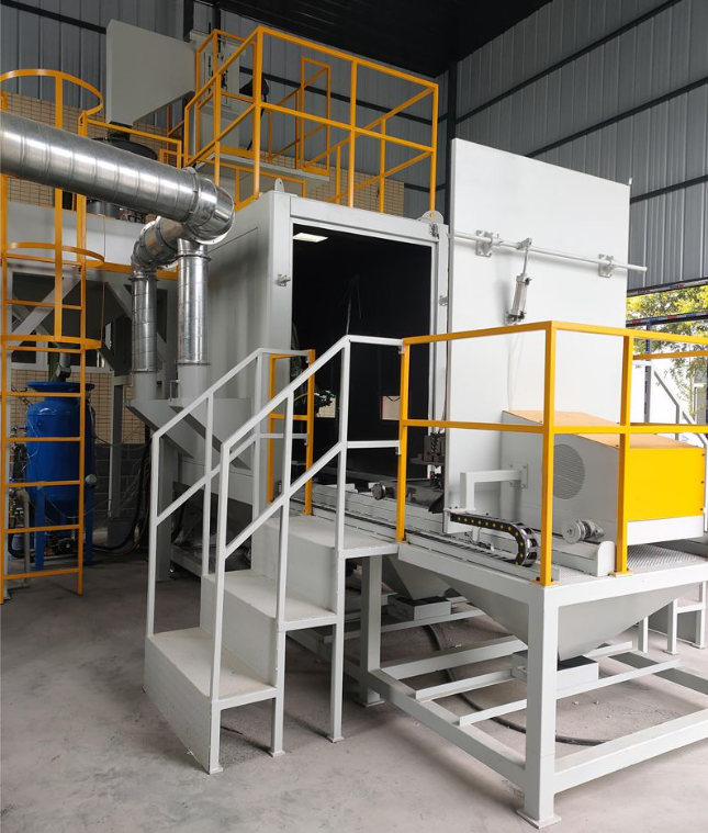 内蒙古全自动喷砂机 实现无人化高效生产